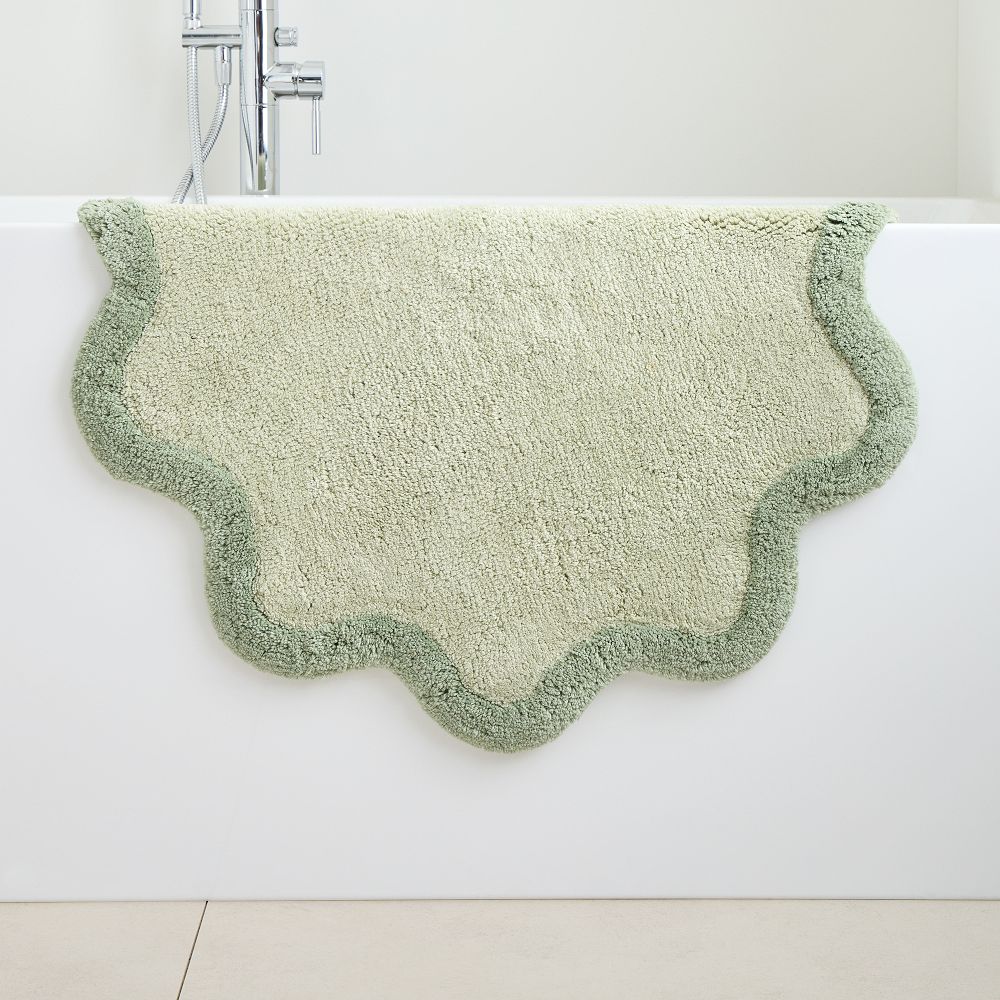 Ripple Bath Mat - 30x30, Celadon