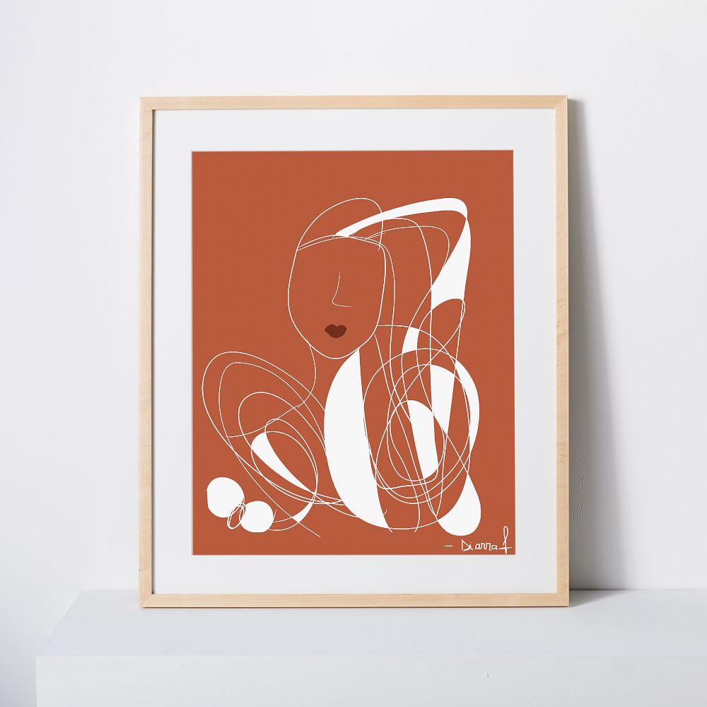 Diarrablu Print - Courbes by West Elm