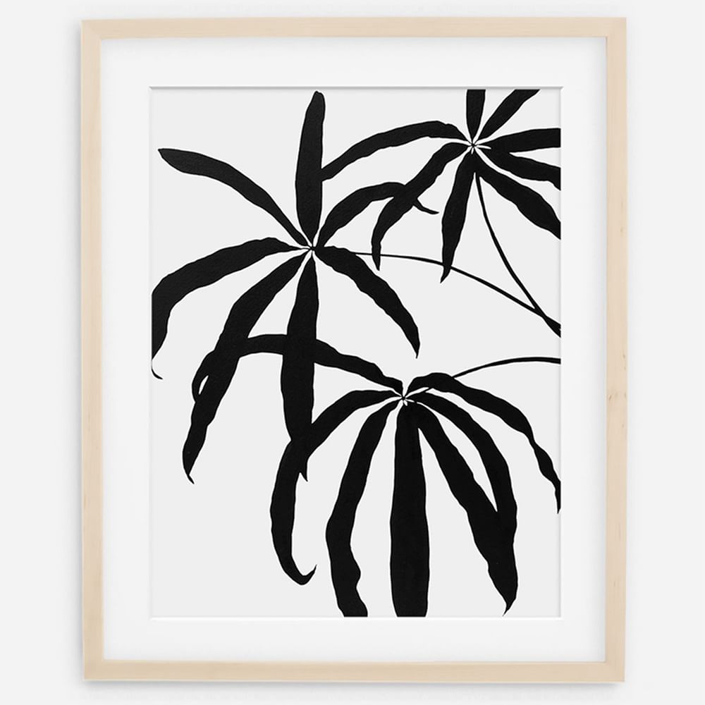Living Pattern Framed Print - Anthurium by West Elm