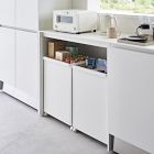 Yamazaki Tower Two-Tier Hideaway Storage Cart