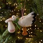 Baby's First Holiday Felt Animal Ornaments