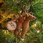 Baby's First Holiday Felt Animal Ornaments