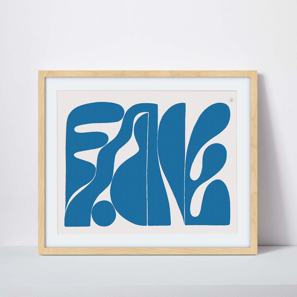 Christopher David Ryan Print - Blue Garden by West Elm