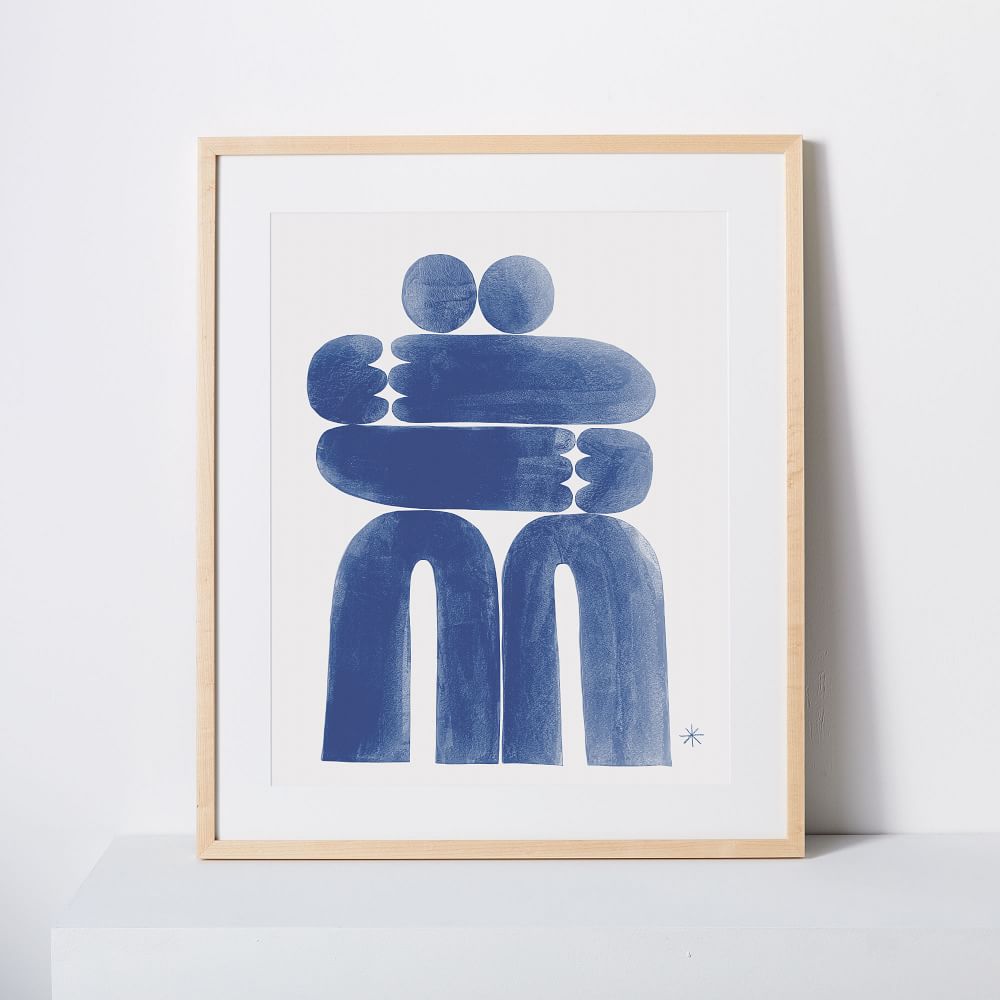Christopher David Ryan Print - Blue Hug by West Elm