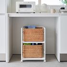 Yamazaki Tower Two-Tier Hideaway Storage Cart