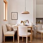 Open Box: Hargrove Banquette Armless Single - Performance Coastal Linen Dove, Dune