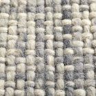 Mid-Century Heathered Basketweave Wool Rug Swatch