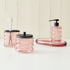 Sculptural Glass Bath Accessories