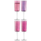 Gems Champagne Flutes (Set of 4)