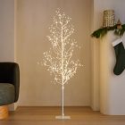 Light-Up White Christmas Tree