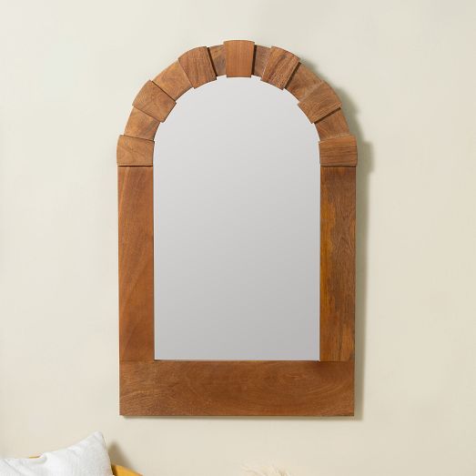 Penny Wood Wall Mirror by West Elm