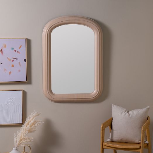 Phoebe Wood Wall Mirror by West Elm