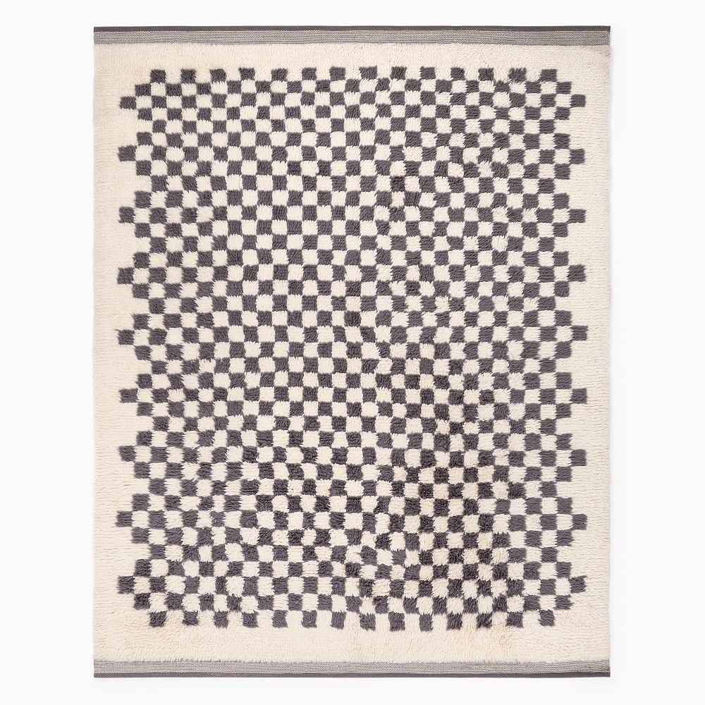 West Elm Checkered Rug
