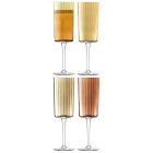 Gems Champagne Flutes (Set of 4)