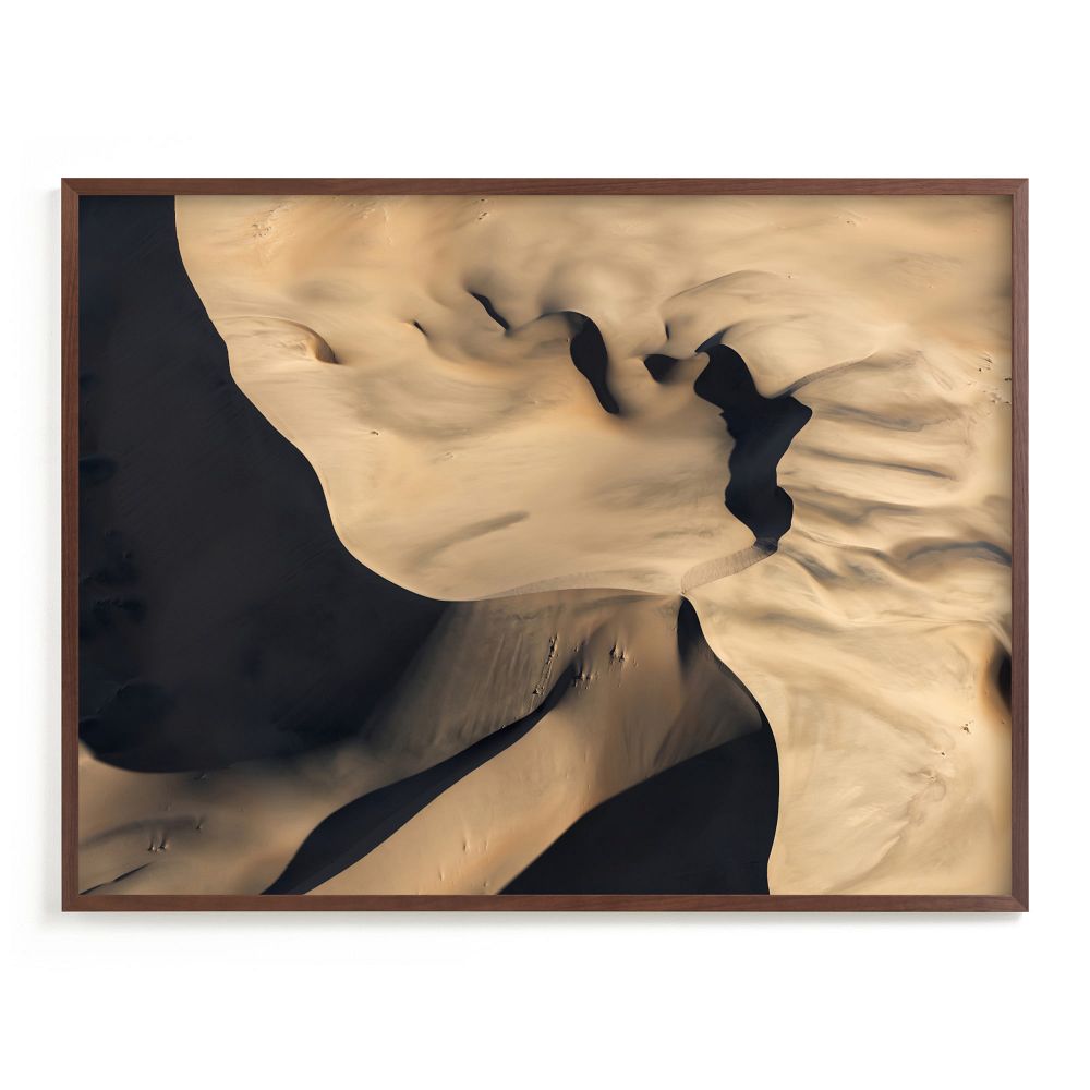 Morning Dunes Framed Wall Art by Minted for West Elm by West Elm