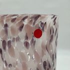 Open Box: Mari Glass Hurricane, Large - Blush Spots