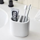 Speckled Stoneware Bath Accessories