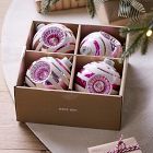 Shiny-Brite™ Pink Glass Ball Ornaments (Set of 4)