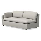Open Box: Marin Left-Arm Sofa (75") - Performance Yarn Dyed Linen Weave Frost Gray