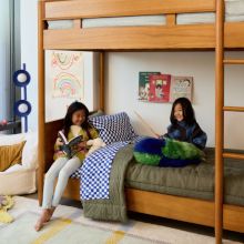 Balancing act: kids shared room