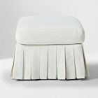 Robin Pleated Skirt Storage Ottoman