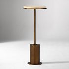 Fay Travertine Drink Table (9.5")