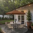 Scallop Edge Outdoor Umbrella (9')