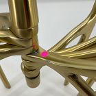 Open Box: Art Deco Metal Menorah - Antique Brass