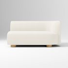 Open Box: Laurent Right Arm 2-Seat - Performance Distressed Velvet Brick, Cool Walnut