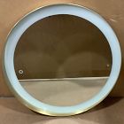 Open Box: Curved Light Up Vanity Mirror (28") - Antique Brass