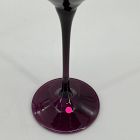 Open Box: Estelle Colored Glass Stemmed Wine Glasses (Set of 6) - Amethyst
