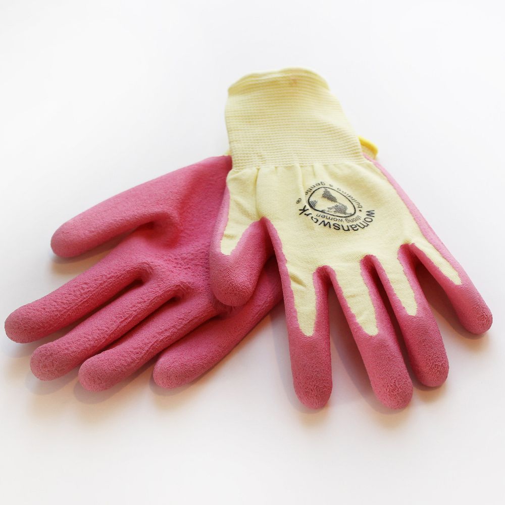 Woman's Work Weeder Gloves - Medium - Pink
