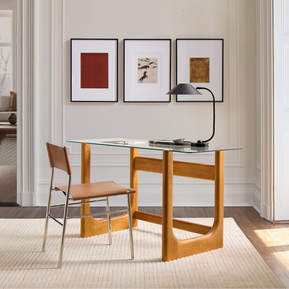 Harper Solid Wood Desk (56") by West Elm