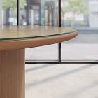 Farrow Elliptical Glass Communal Table Top