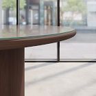 Farrow Elliptical Glass Communal Table Top