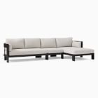 Caldera Aluminum Outdoor 3-Piece Chaise Sectional (135")