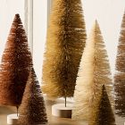 Bottlebrush Tabletop Trees (Set of 6) - Earthy