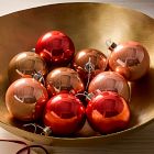 Tonal Blush Glass Boxed Ornaments (Set of 9)
