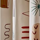 Organic Modern Mix Shower Curtain