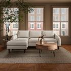 Bowed Legs Round Storage Coffee Table (31")