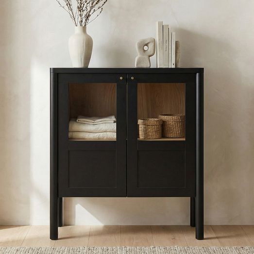 Mid-Century Open Cabinet (35