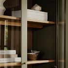 Emman Tall Glass Cabinet (86")