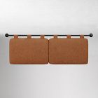 James Leather Hanging Headboard