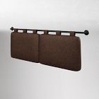 James Leather Hanging Headboard