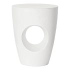 Cutout Sculptural Outdoor Stool (14")