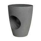 Cutout Sculptural Outdoor Stool (14")