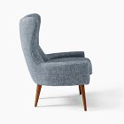 Erik Wing Upholstered Chair - Tweed