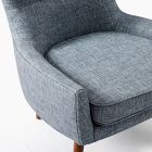 Erik Wing Upholstered Chair - Tweed