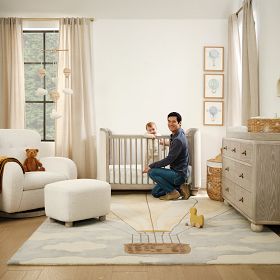 sonanddaughter ベージュ ノースリーブセット Joseph Altuzarra Upholstered Crib - Modern Design for Kids | West Elm