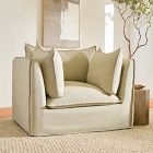 Bleecker Down-Filled Slipcover Chair